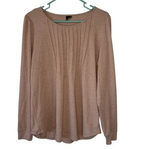 3/$20 Sunbs Tan Long Sleeve Women's Shirt